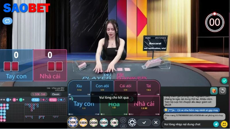 Casino Saobet Chơi Baccarat bao ngầu tại nhà cái